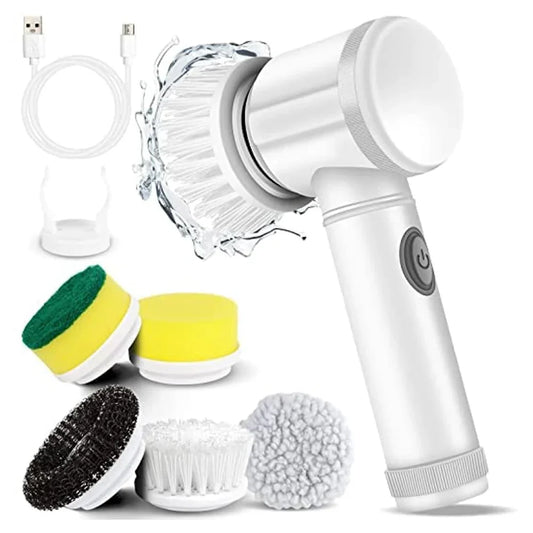 Handheld Electric Cleaning Brush Scrubber (5 In 1 Electric Brush)