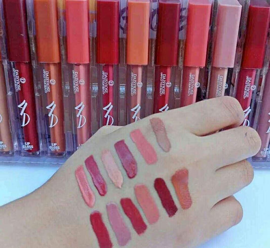 6 Pcs Matte 4d Lipgloss | Lip Gloss For Girls & Women