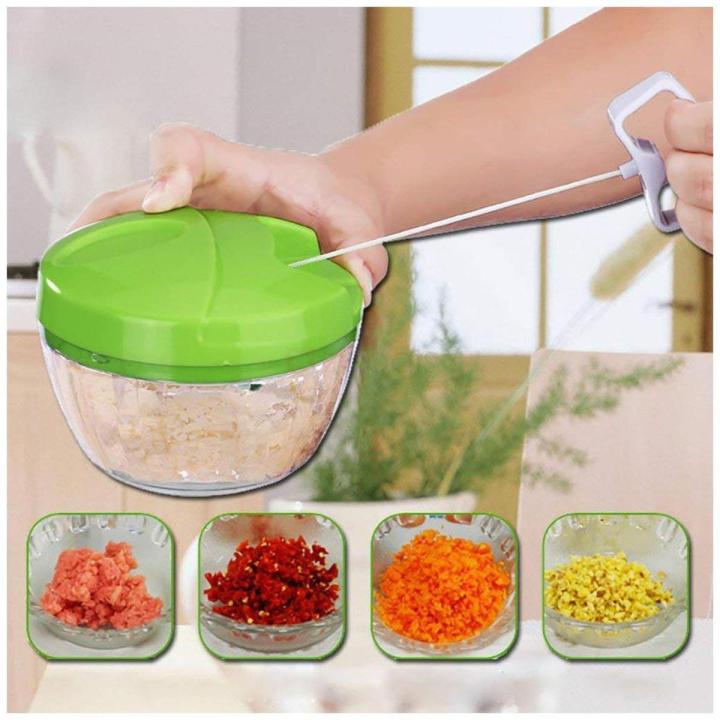 Manual Vegetable Chopper Kitchen Speedy Chopper Garlic Cutter